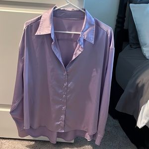 Purple silk top